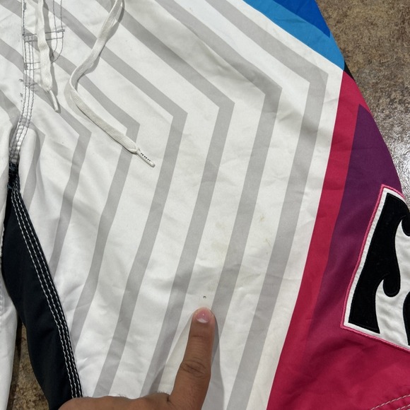 Vintage Y2k Andy Irons Billabong Boardshorts Size 34 Surf Swim Trunks - Picture 4 of 9
